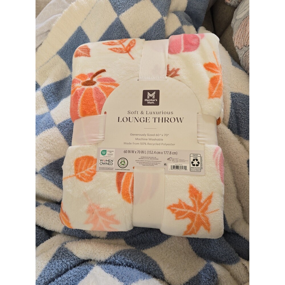 Member's Mark Soft & Luxurious Fall Lounge Throw